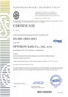 OPTOKON Kable ISO 14001.2015_EN